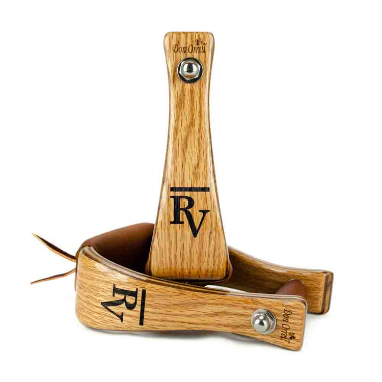 Custom Wood Stirrups for Western Saddles Made in the USA Don Orrell