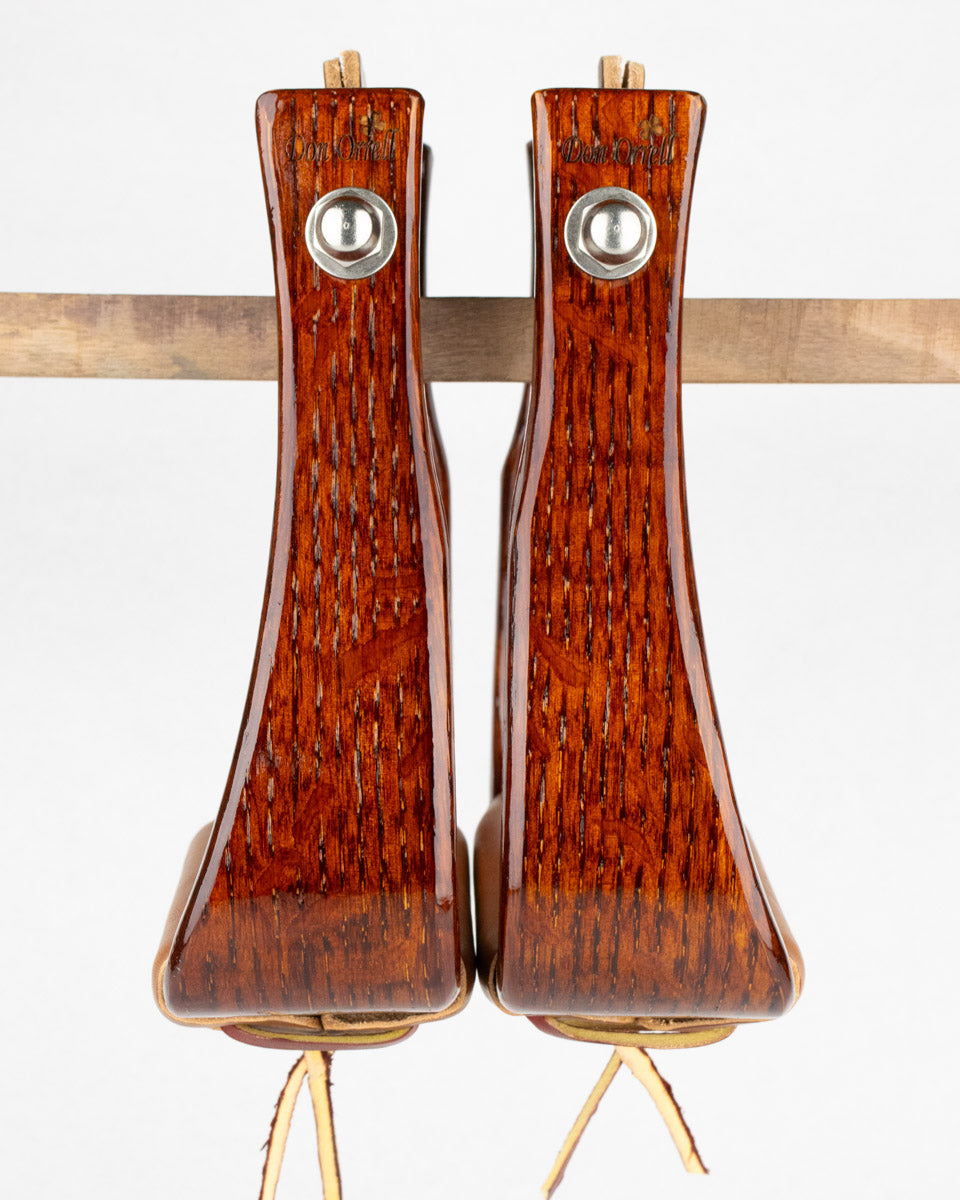 Angled Offset - 2.5" Mahogany Stain