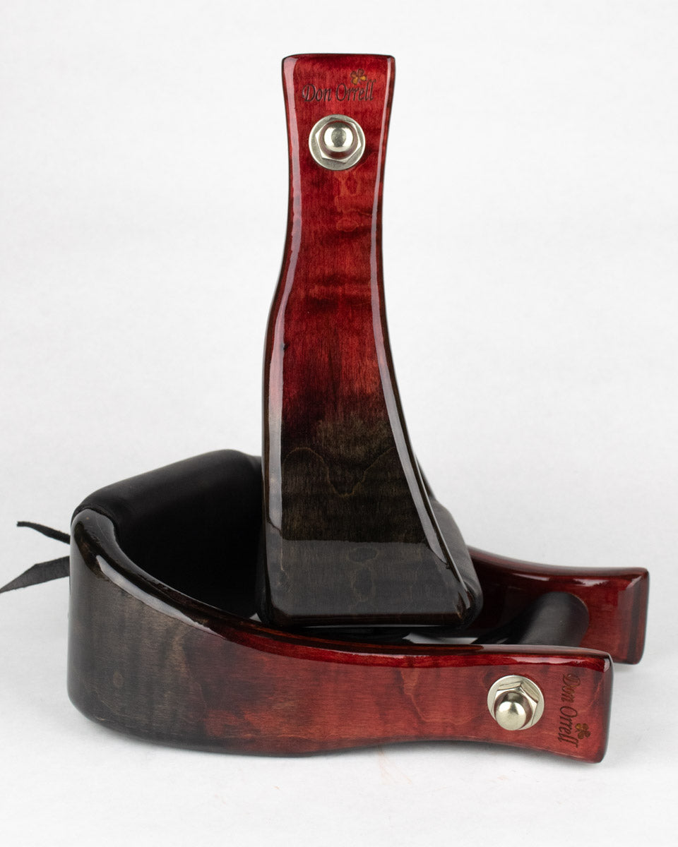 Angled Offset - 3" Red Ombré