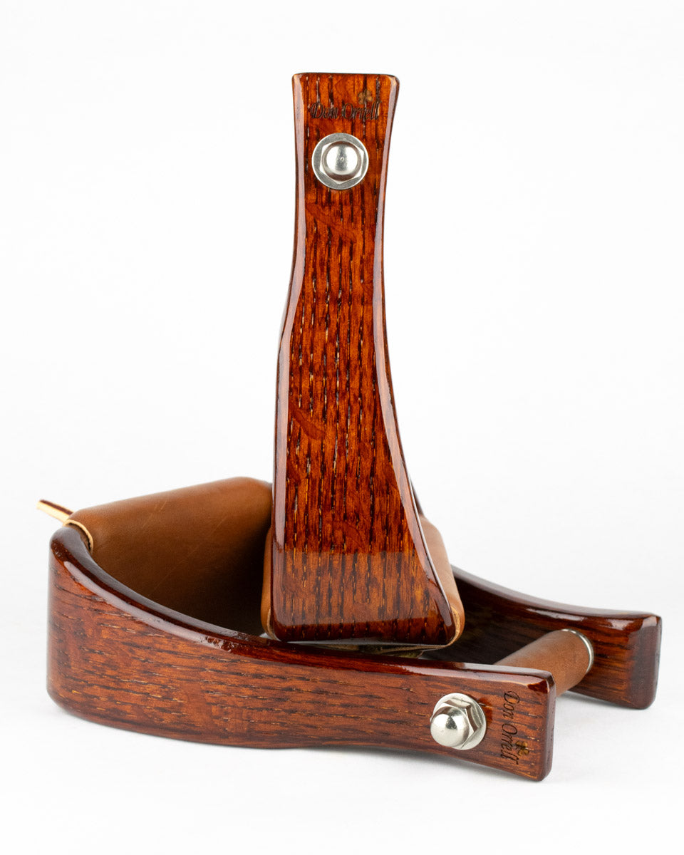 Angled Offset - 2.5" Mahogany Stain