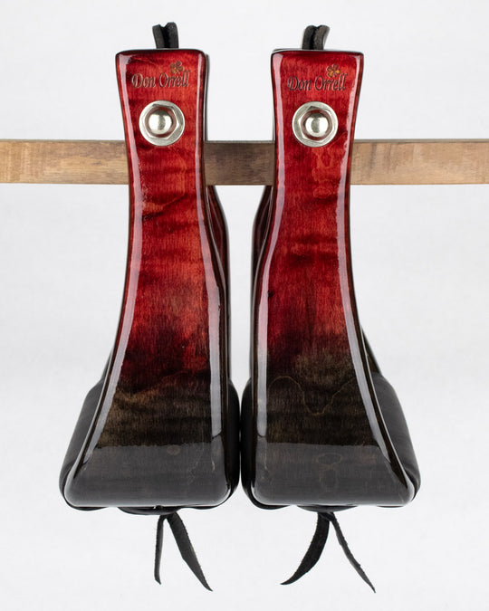 Angled Offset - 3" Red Ombré