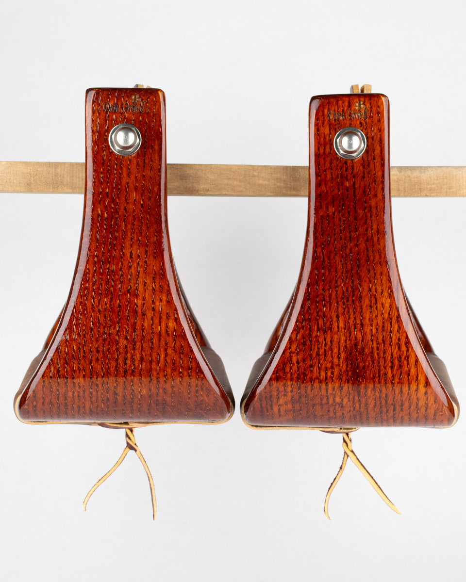 Angled Buckaroo - 5" Mahogany Stain