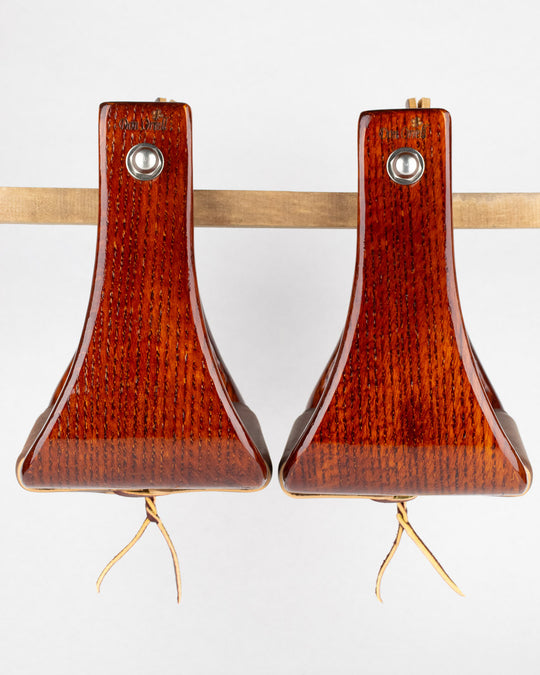 Angled Buckaroo - 5" Mahogany Stain