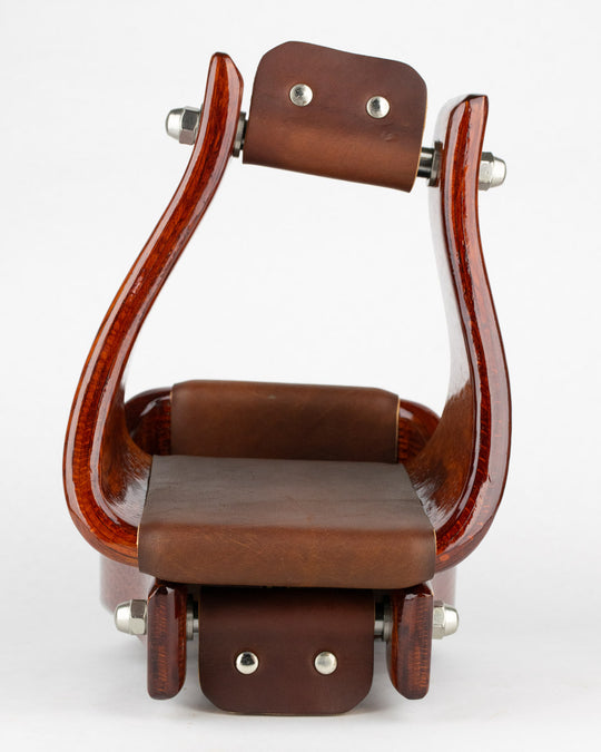 Angled Buckaroo - 5" Mahogany Stain