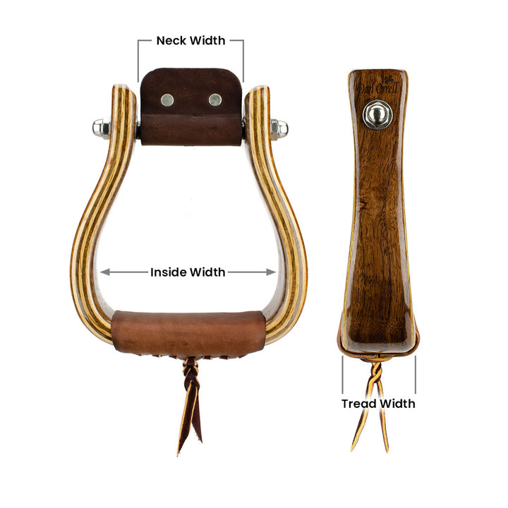 Custom Wooden Stirrups for Western Saddles Don Orrell Stirrups