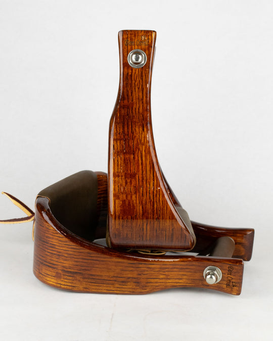 Angled Offset - 3.5" Mahogany Stain [Overshoe]