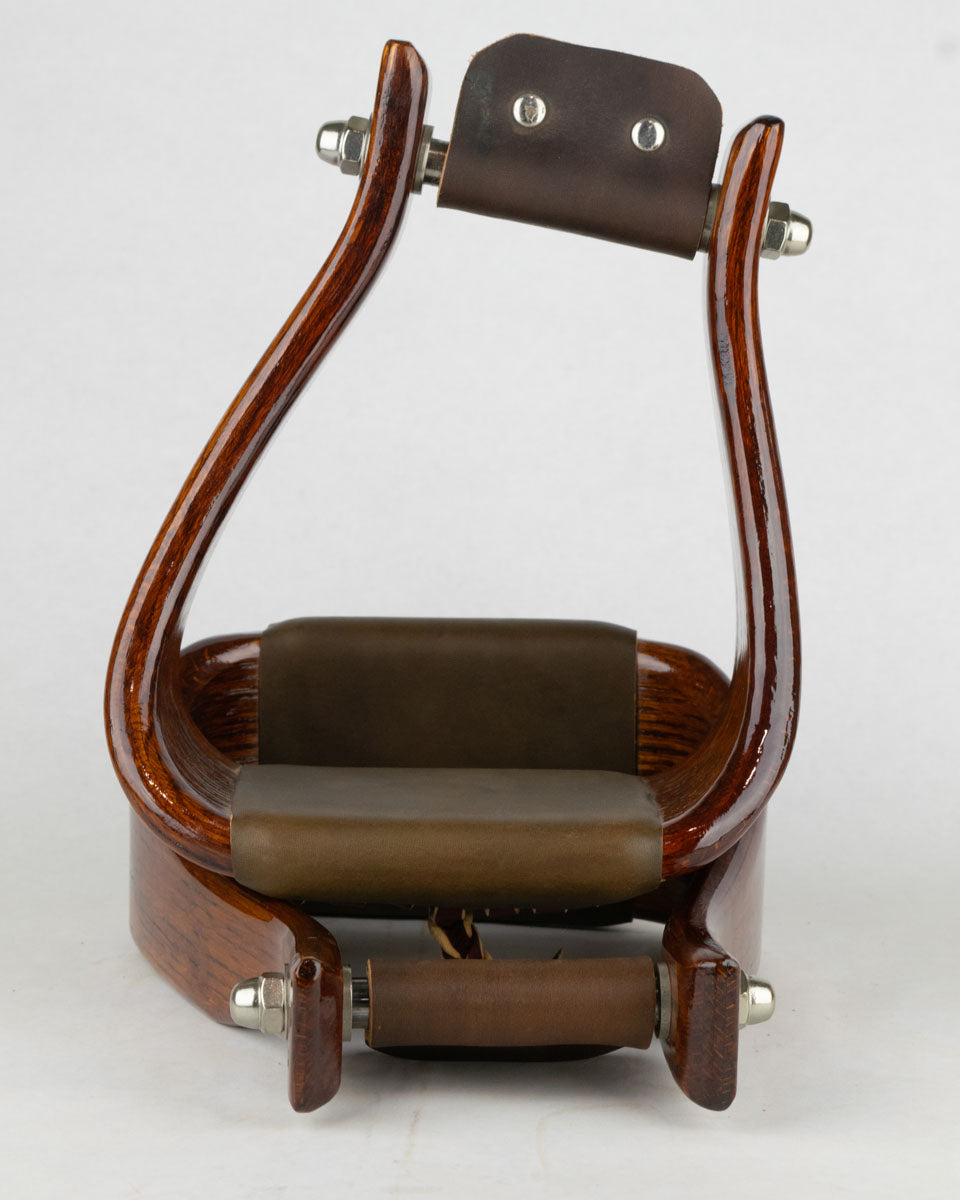 Angled Offset - 3.5" Mahogany Stain [Overshoe]