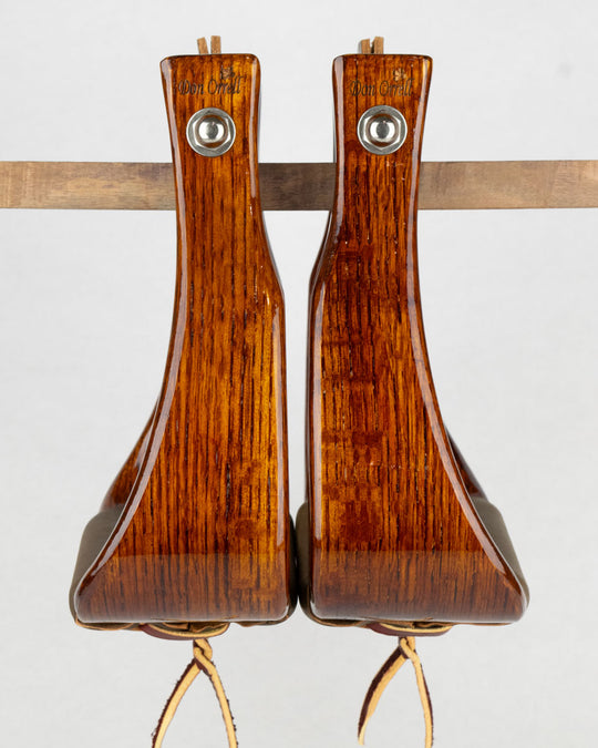 Angled Offset - 3.5" Mahogany Stain [Overshoe]