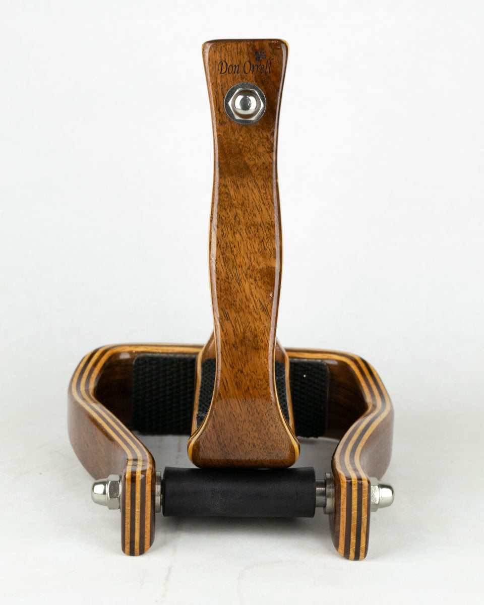 Angled Barrel Racer - 2" Walnut