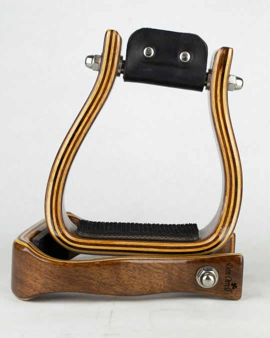 Angled Barrel Racer - 2" Walnut