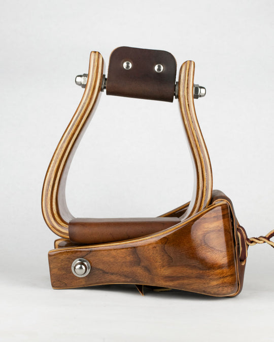Angled Buckaroo - 4" Walnut