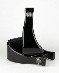 Angled Offset - 3.5" Gloss Black [Conchos]