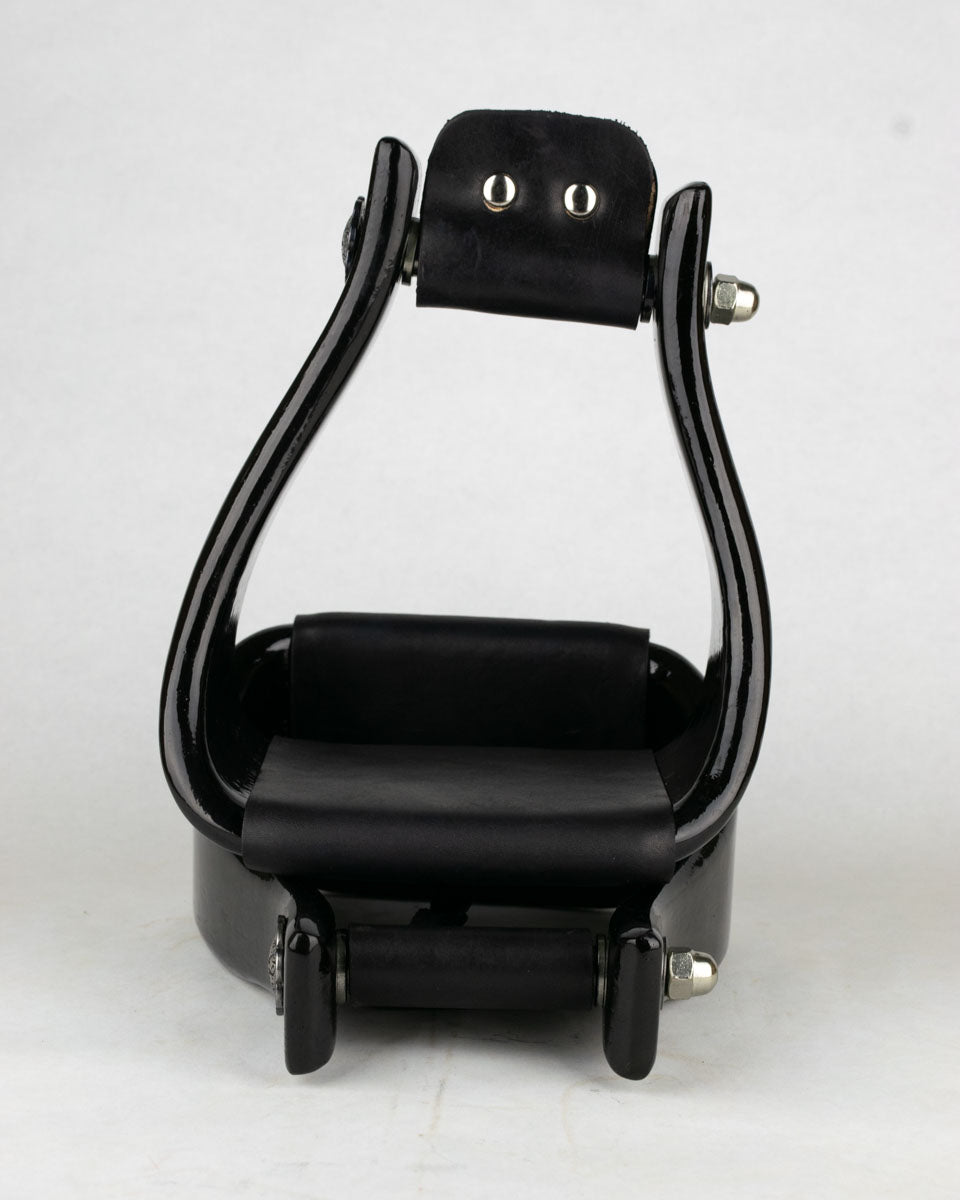 Angled Offset - 3.5" Gloss Black [Conchos]