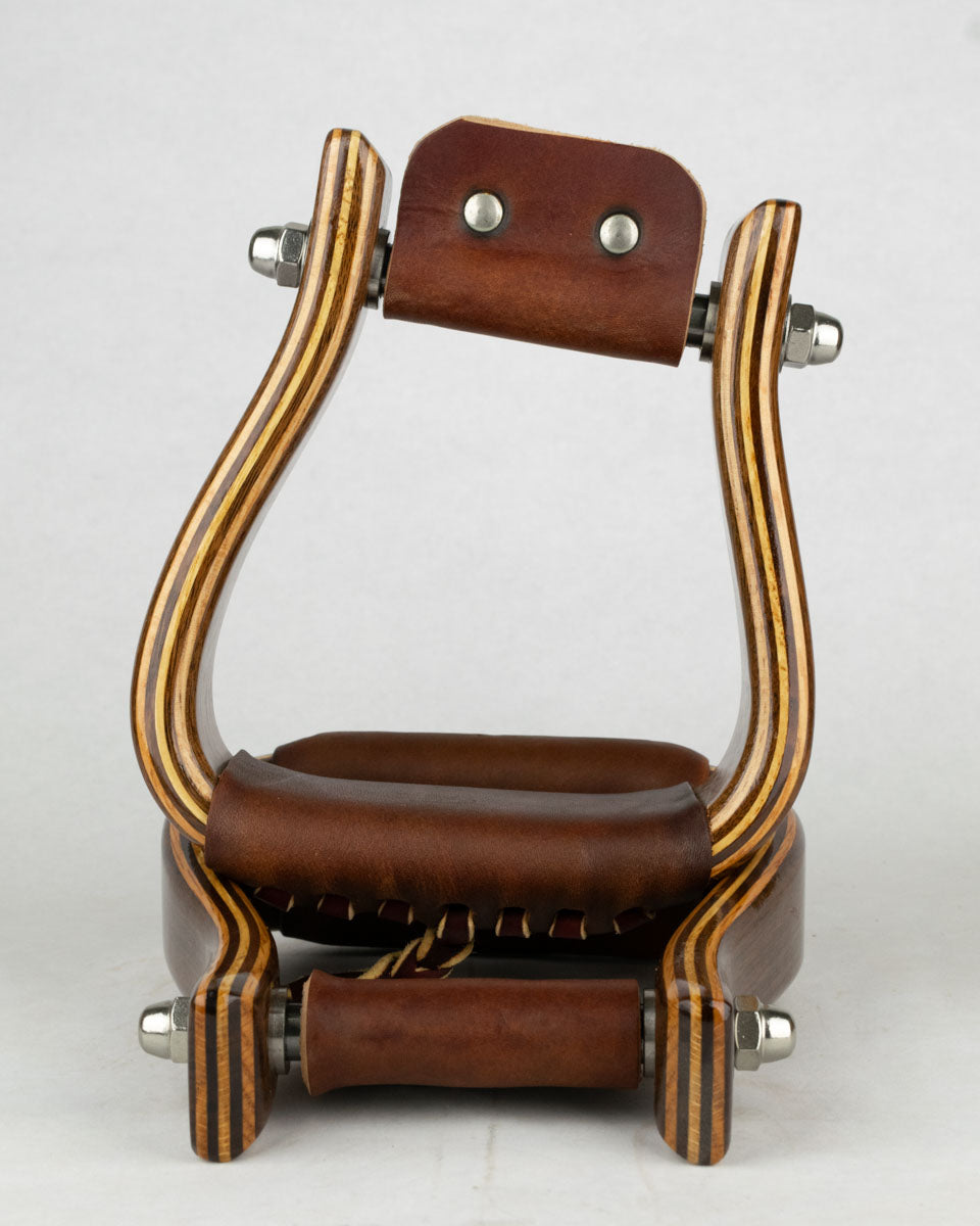 Angled Flat Bottom - 2" Walnut [Petite]