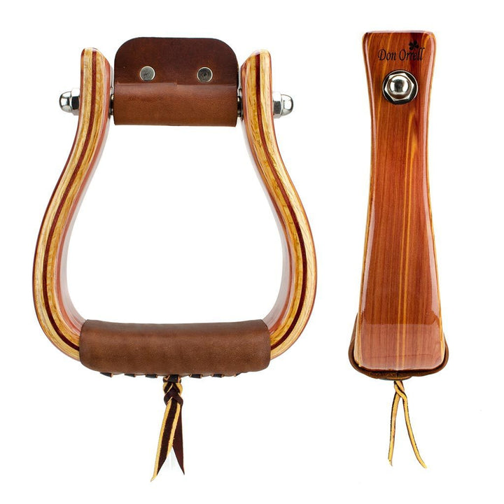 Flat Bottom Stirrups Custom Wood Stirrups For Western Saddles Don