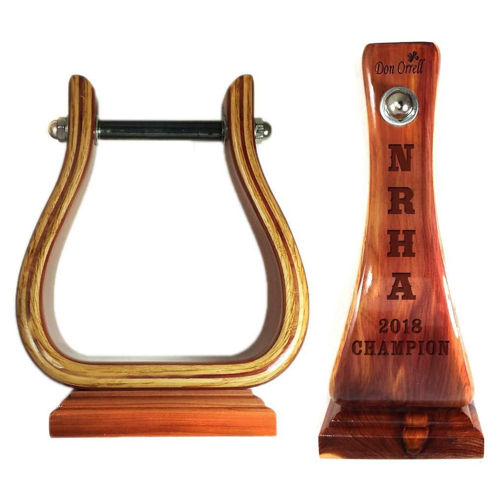 Don Orrell Stirrups Stirrup Trophy Red Cedar